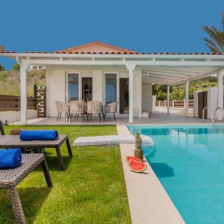Astarte Villas - Villa Siesta With Private Pool Argassi Buitenkant foto