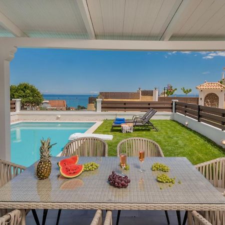 Astarte Villas - Villa Siesta With Private Pool Argassi Buitenkant foto