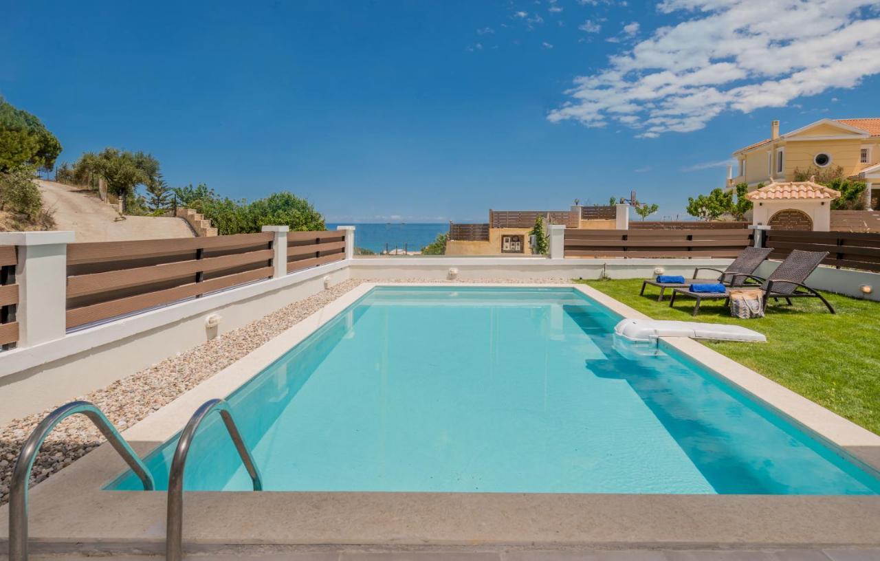 Astarte Villas - Villa Siesta With Private Pool Argassi Buitenkant foto