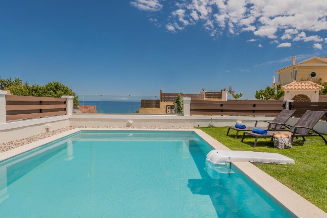 Astarte Villas - Villa Siesta With Private Pool Argassi Buitenkant foto